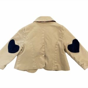 GAP BABY Size 12-18 Months Blazer Pink Lining Jacket Coat Hearts